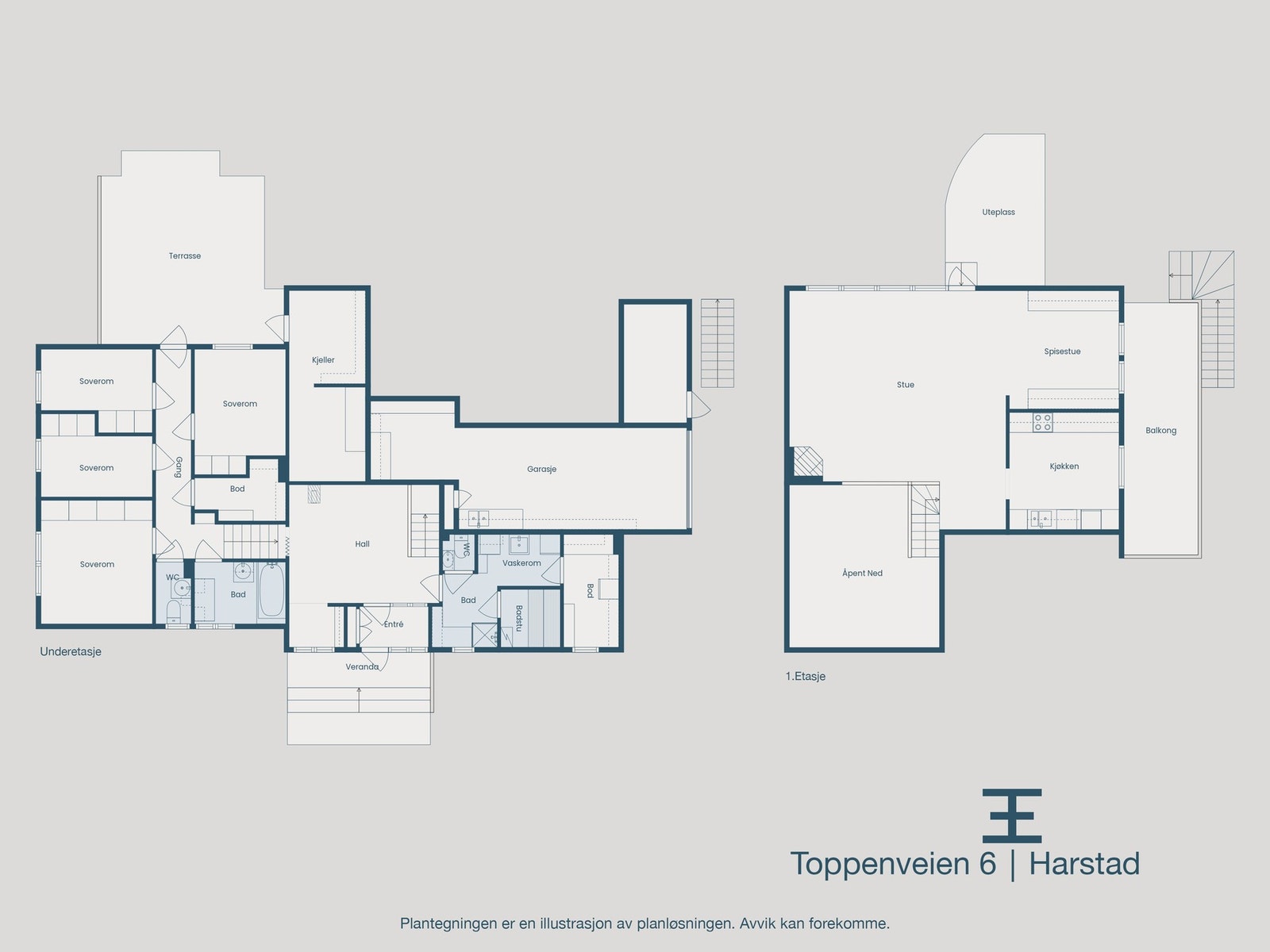 Plantegninger samlet Galleribilde