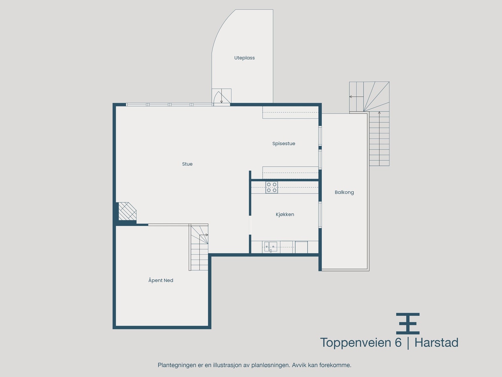 Plantegning Galleribilde