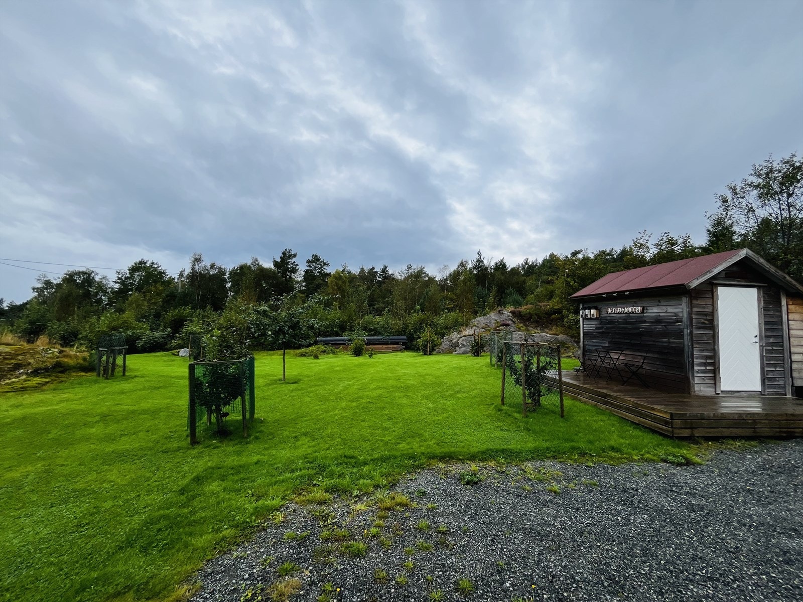 Tomten er delvis opparbeidet. Galleribilde