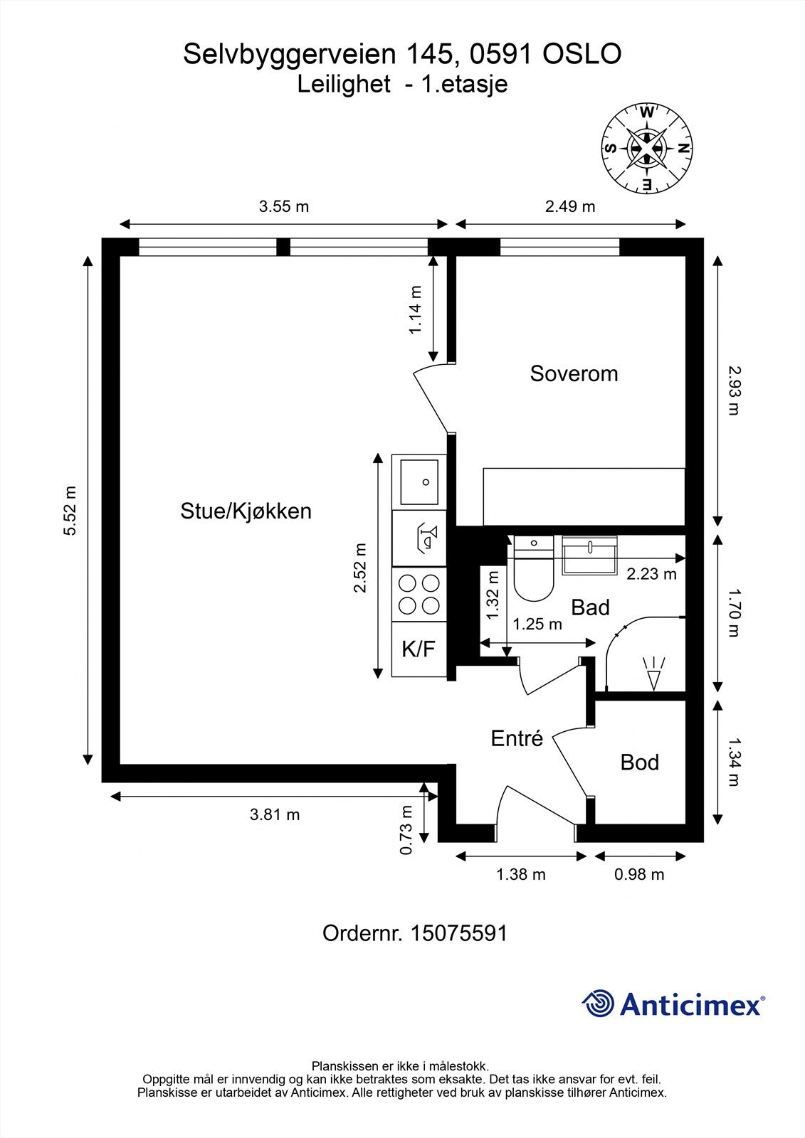 Plantegning Galleribilde