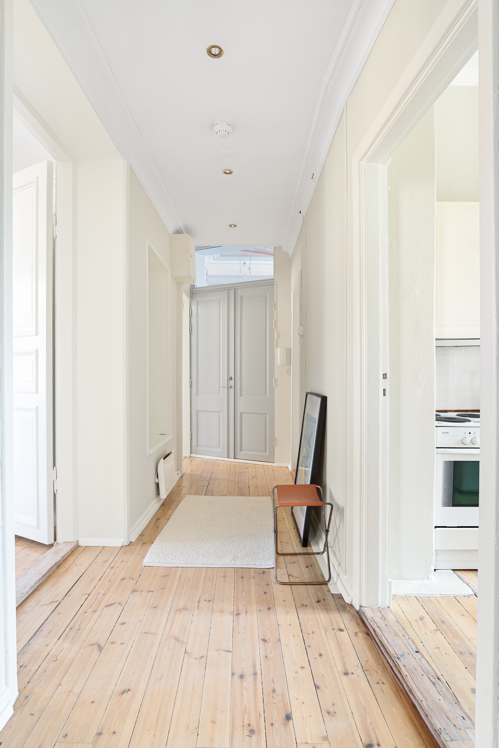 Et hyggelig inngangsparti ønsker deg velkommen Galleribilde