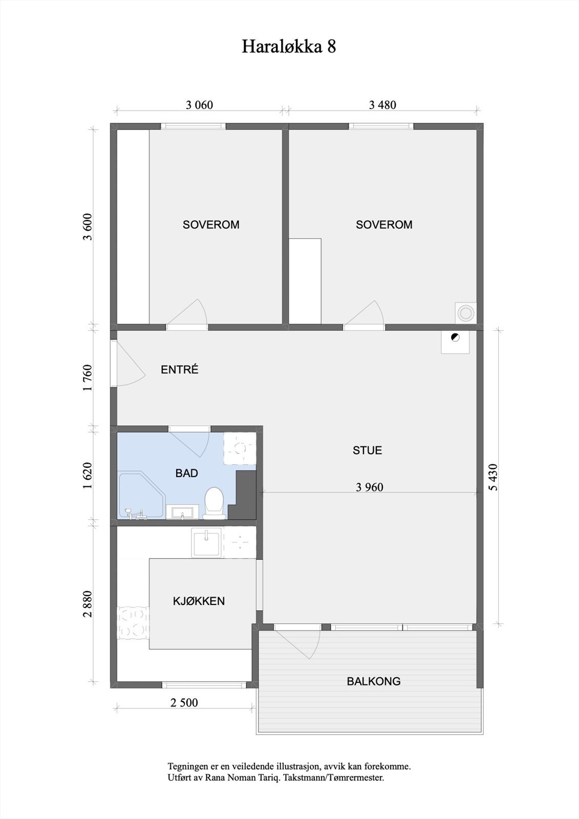Plantegning Galleribilde