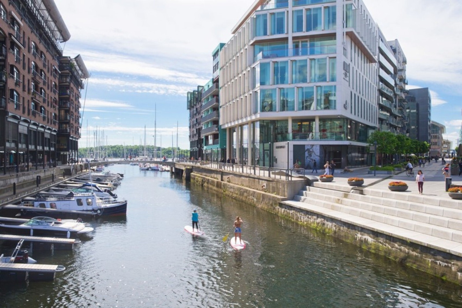 Aker brygge Galleribilde