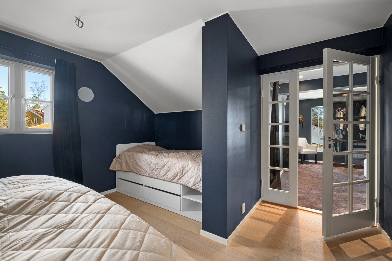 Innerdører i huset er levert av kvalitetsleverandøren - Kloppen Trevare AS. Galleribilde