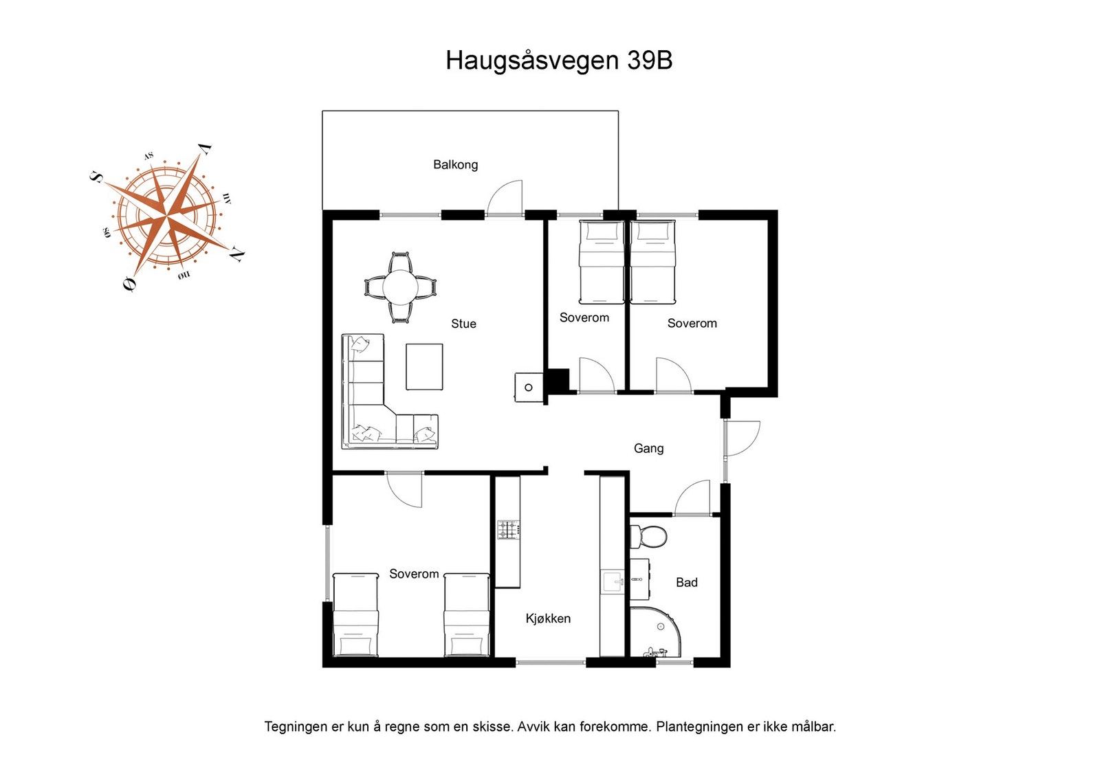 Plantegning Galleribilde