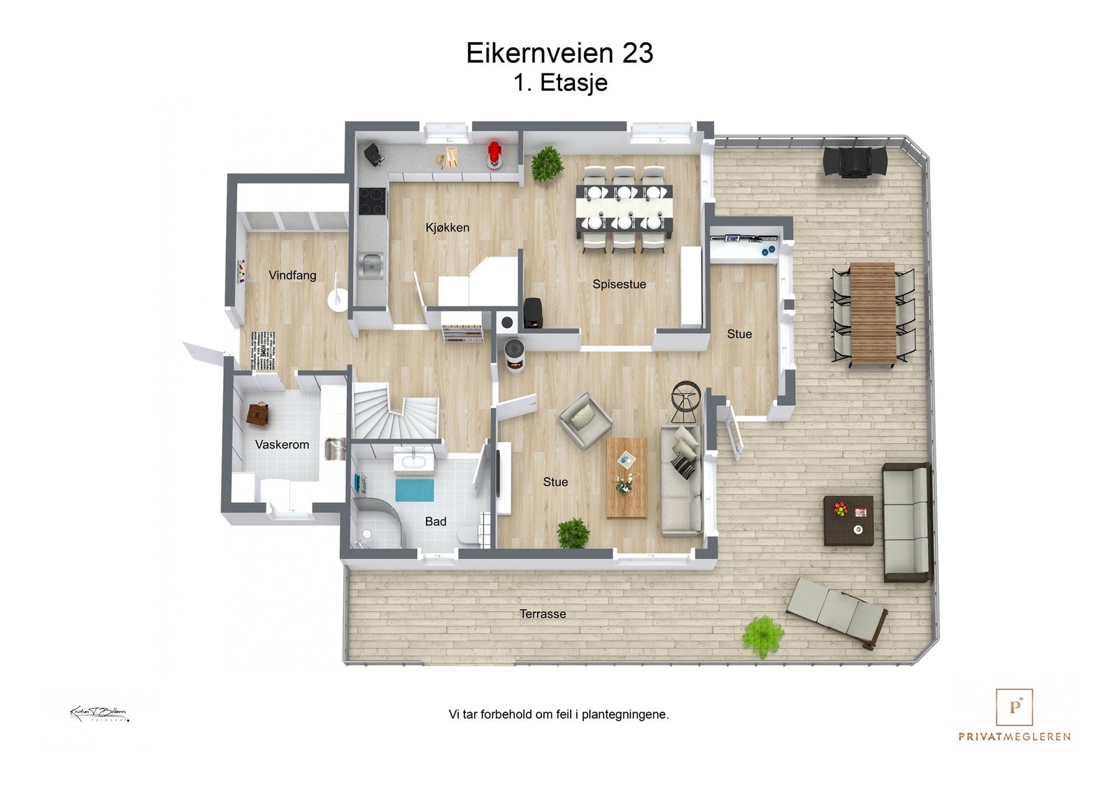 Plantegning 1. etasje. Galleribilde