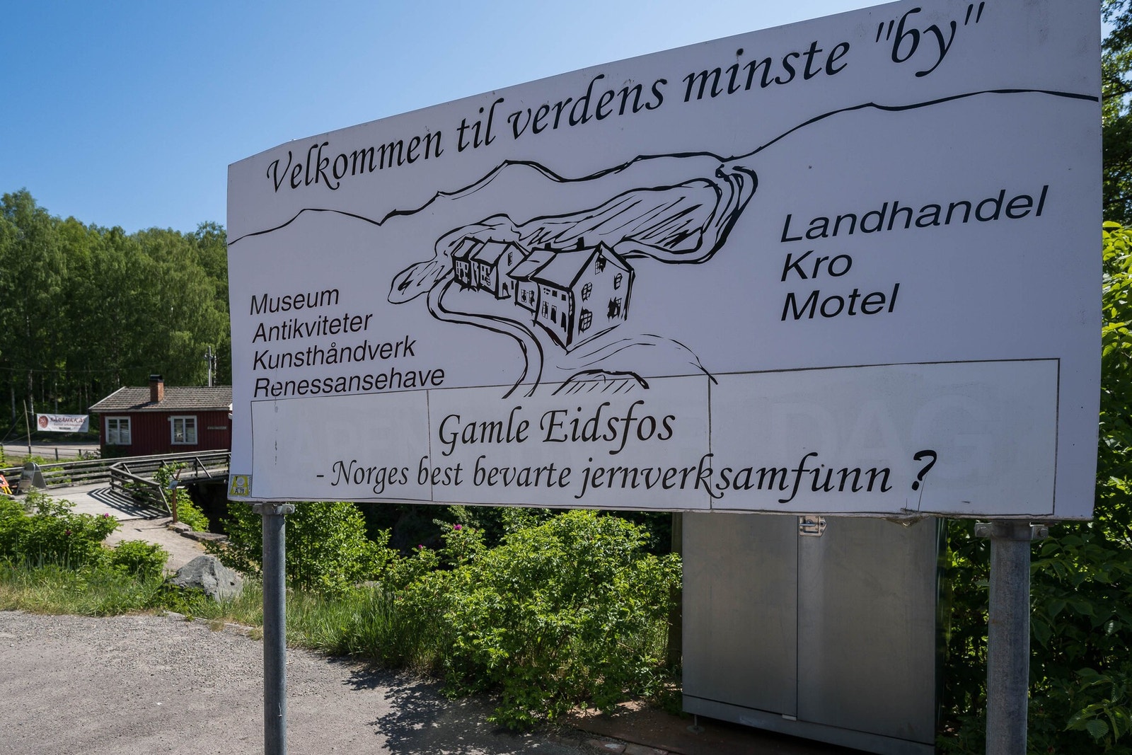 Eidsfoss er en historisk plass som er kjent for sitt tidligere jernverk og støperi. Her kan man få et glimt inn i historien ved å besøke de ulike museene. Galleribilde