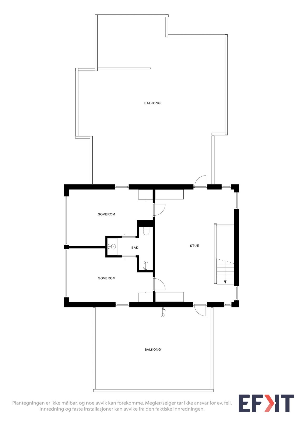 Planskisse - 2.etasje Galleribilde