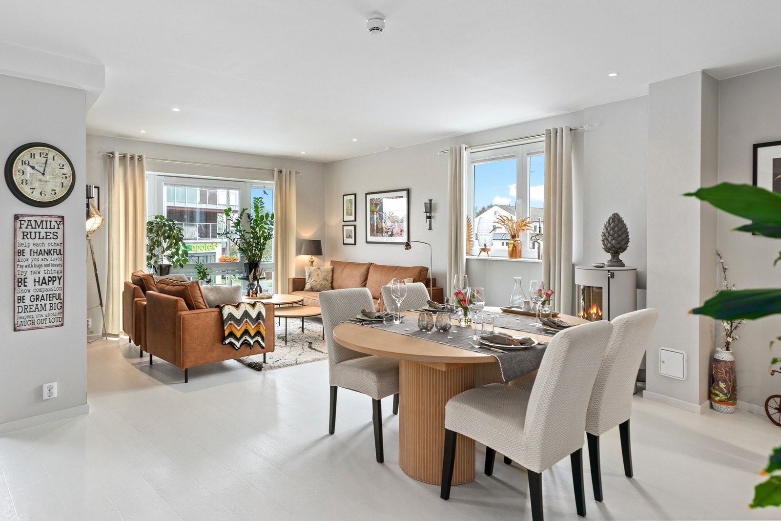 Ryggeveien 406 er en pen hjørneleilighet fra 2018. Galleribilde