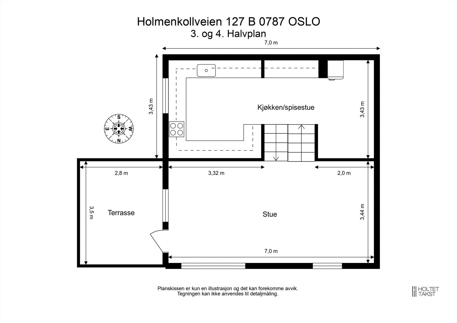 Planskisse 3. og 4. halvpart Galleribilde