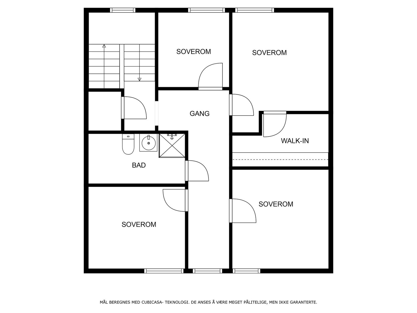 Veiledende planskisse 2. etasje. Galleribilde