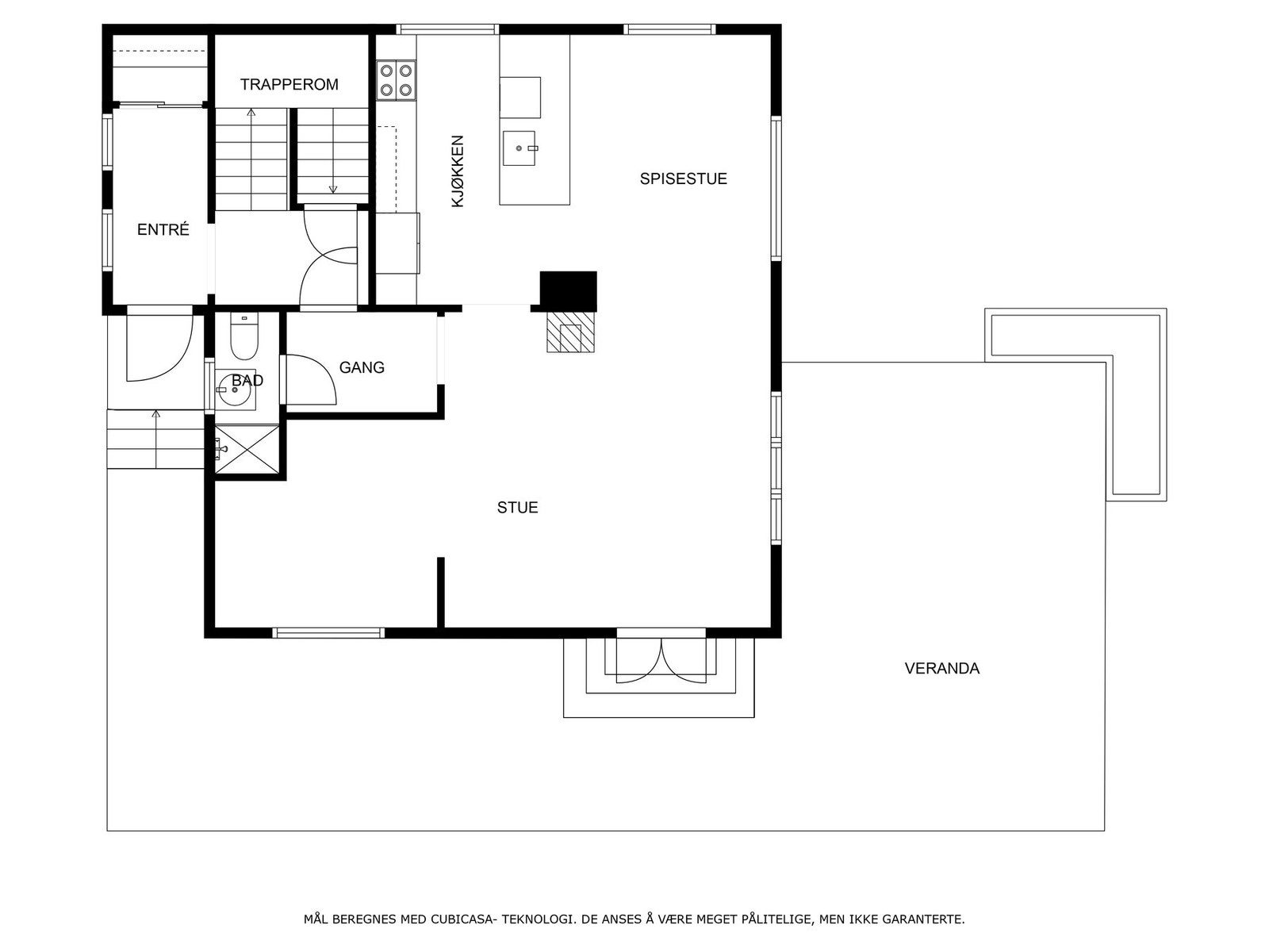 Veiledende planskisse 1. etasje. Galleribilde