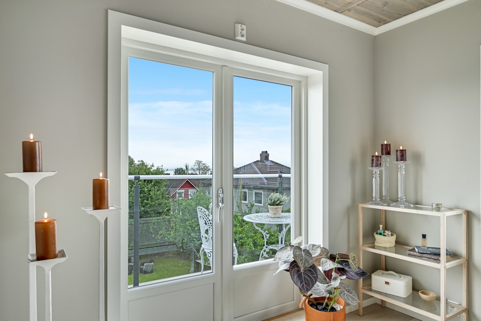 Her er det utgang til balkong. Galleribilde