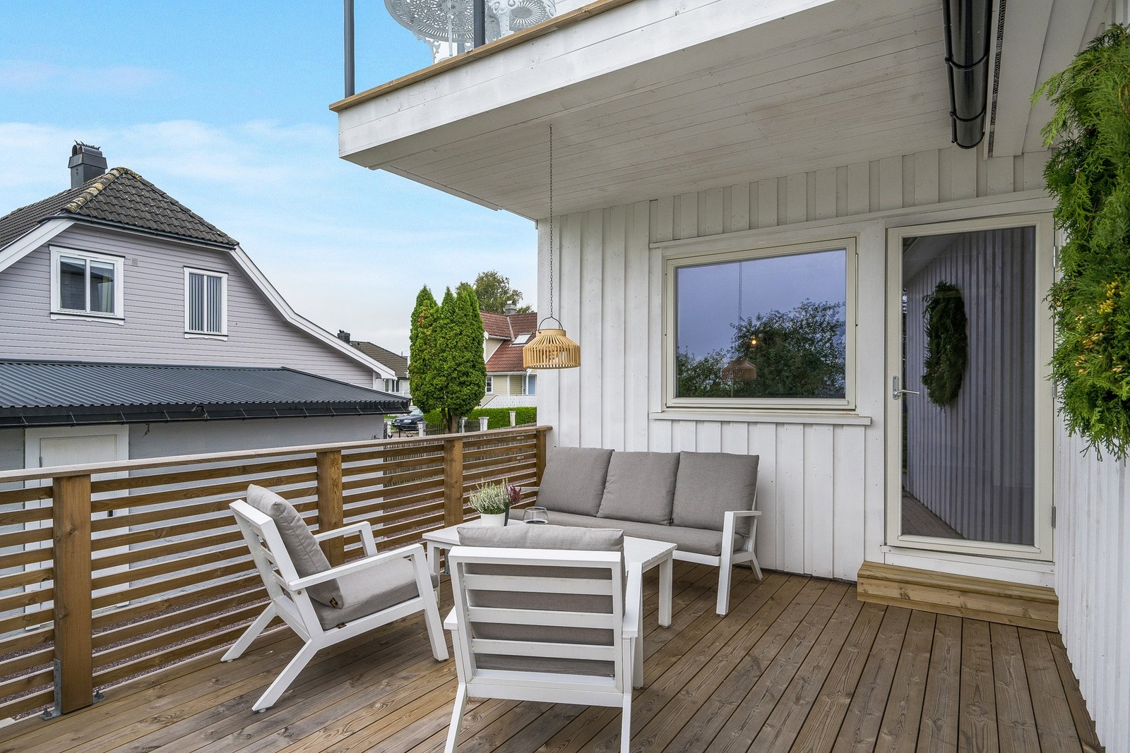 Terrassen er delvis overbygd. Galleribilde