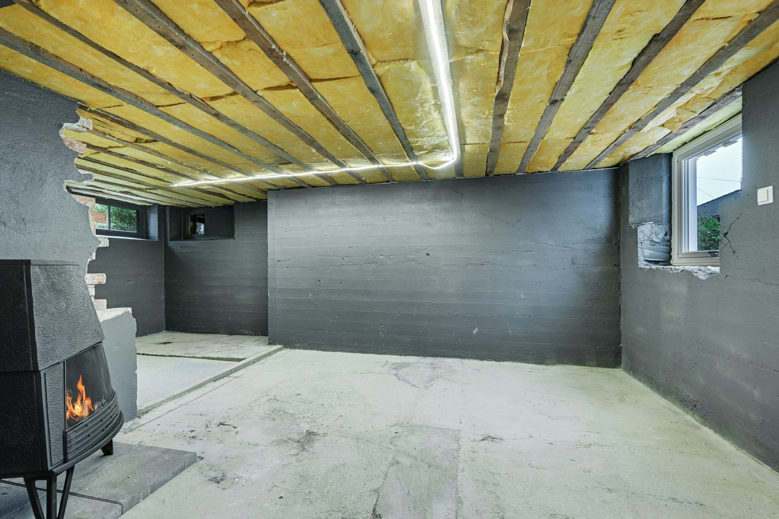 Kjellerrom. Galleribilde