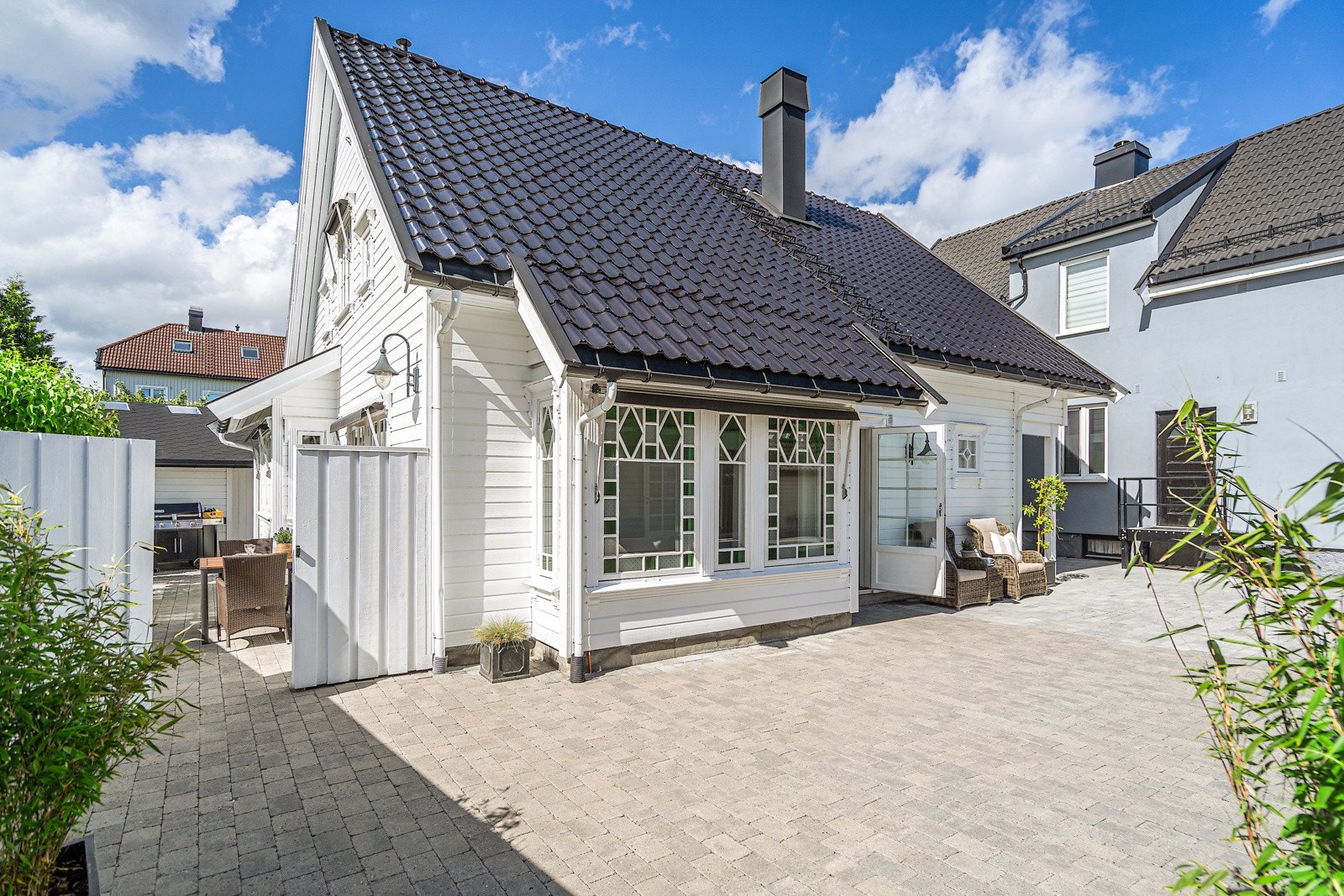 Solrike og lettstelte uteplasser Galleribilde