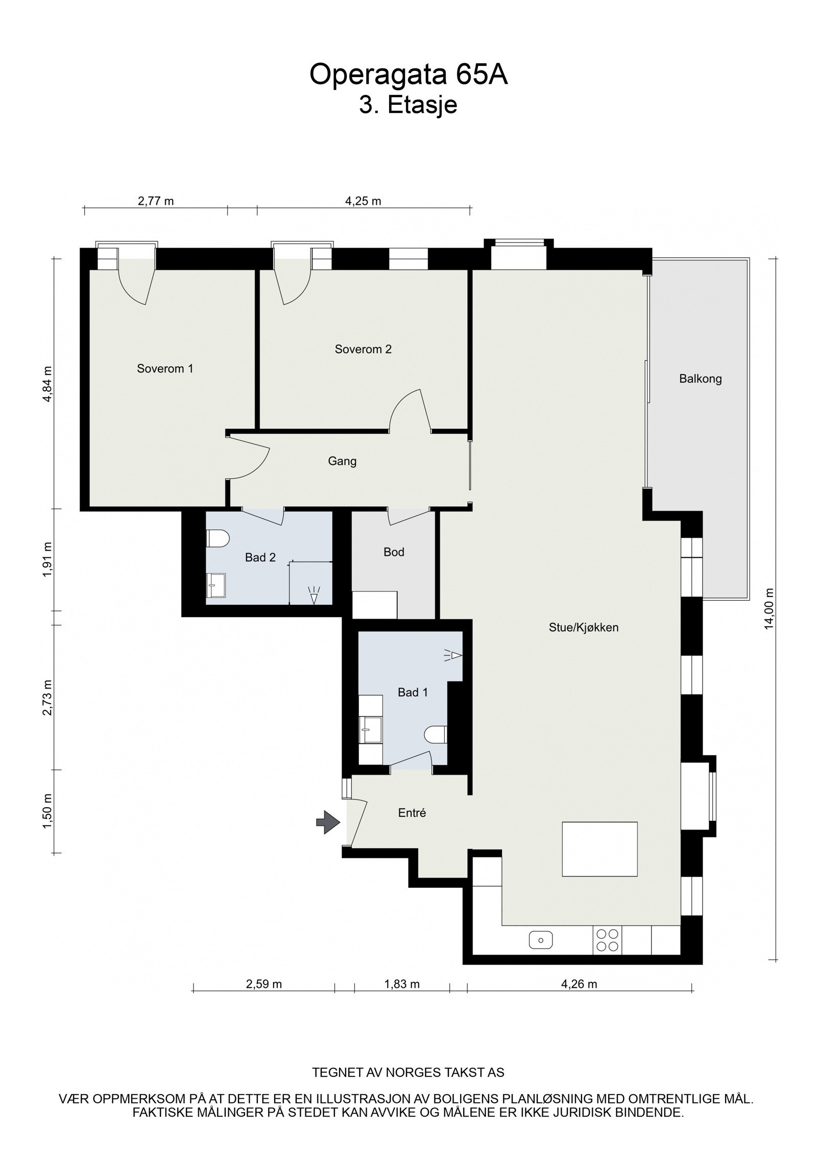 Plantegning. Galleribilde