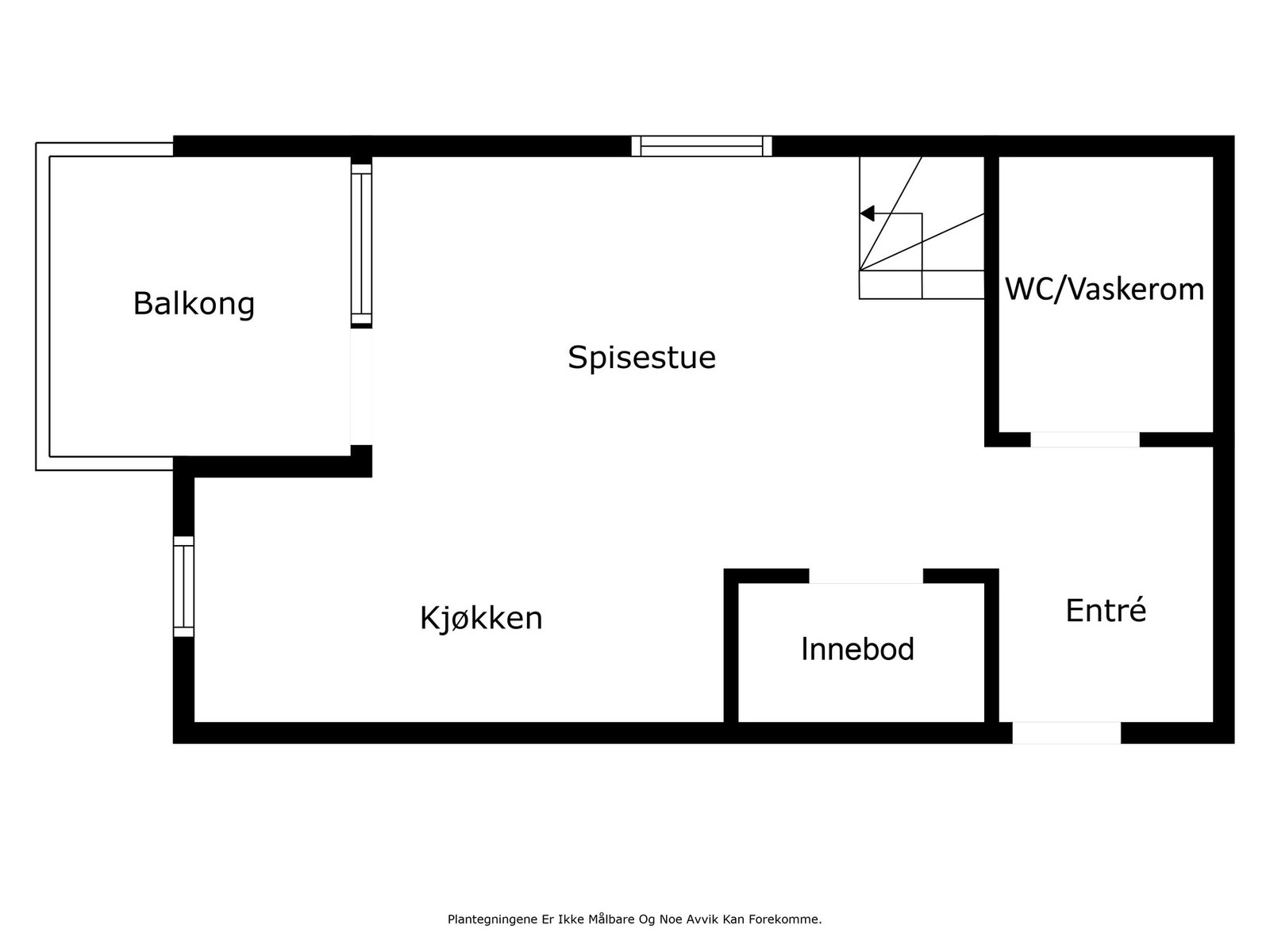 Planskisse 4.etasje - ikke målbar. Avvika kan forekomme. Galleribilde