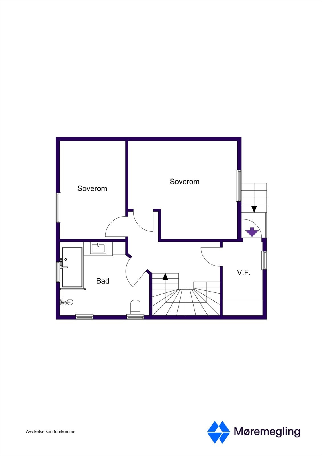 Plantegning 1. etasje nr 19 - 2D Galleribilde