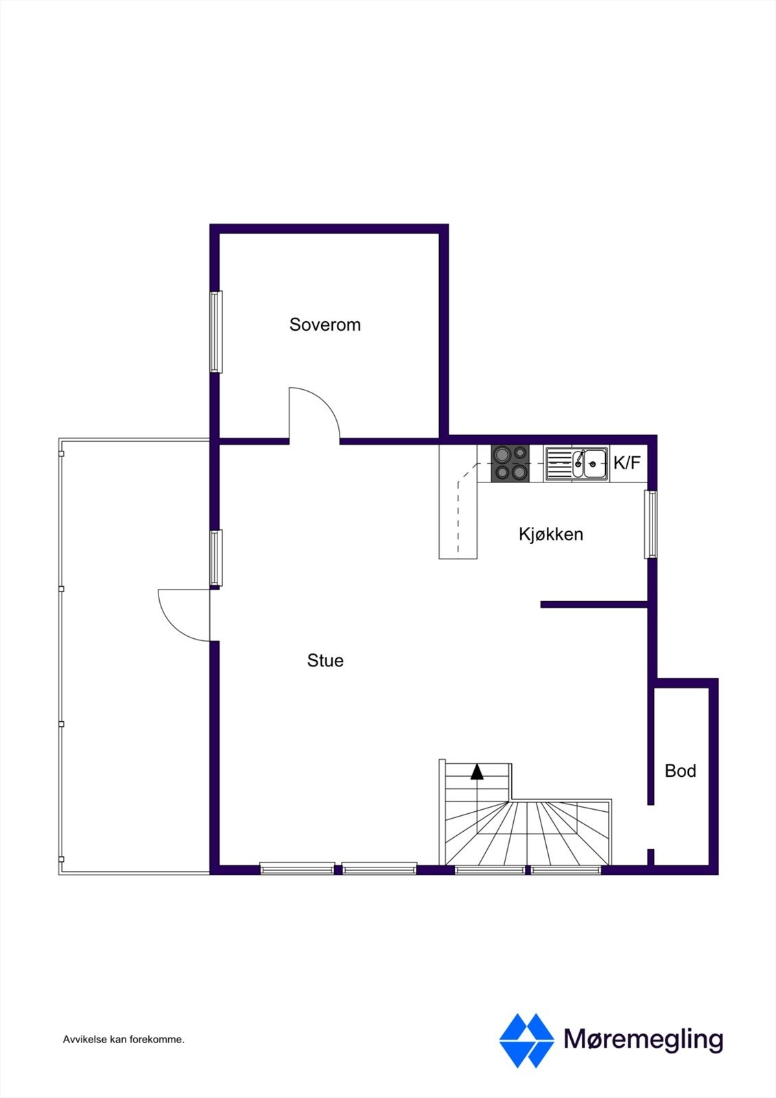 Plantegning loft nr 19 - 2D Galleribilde