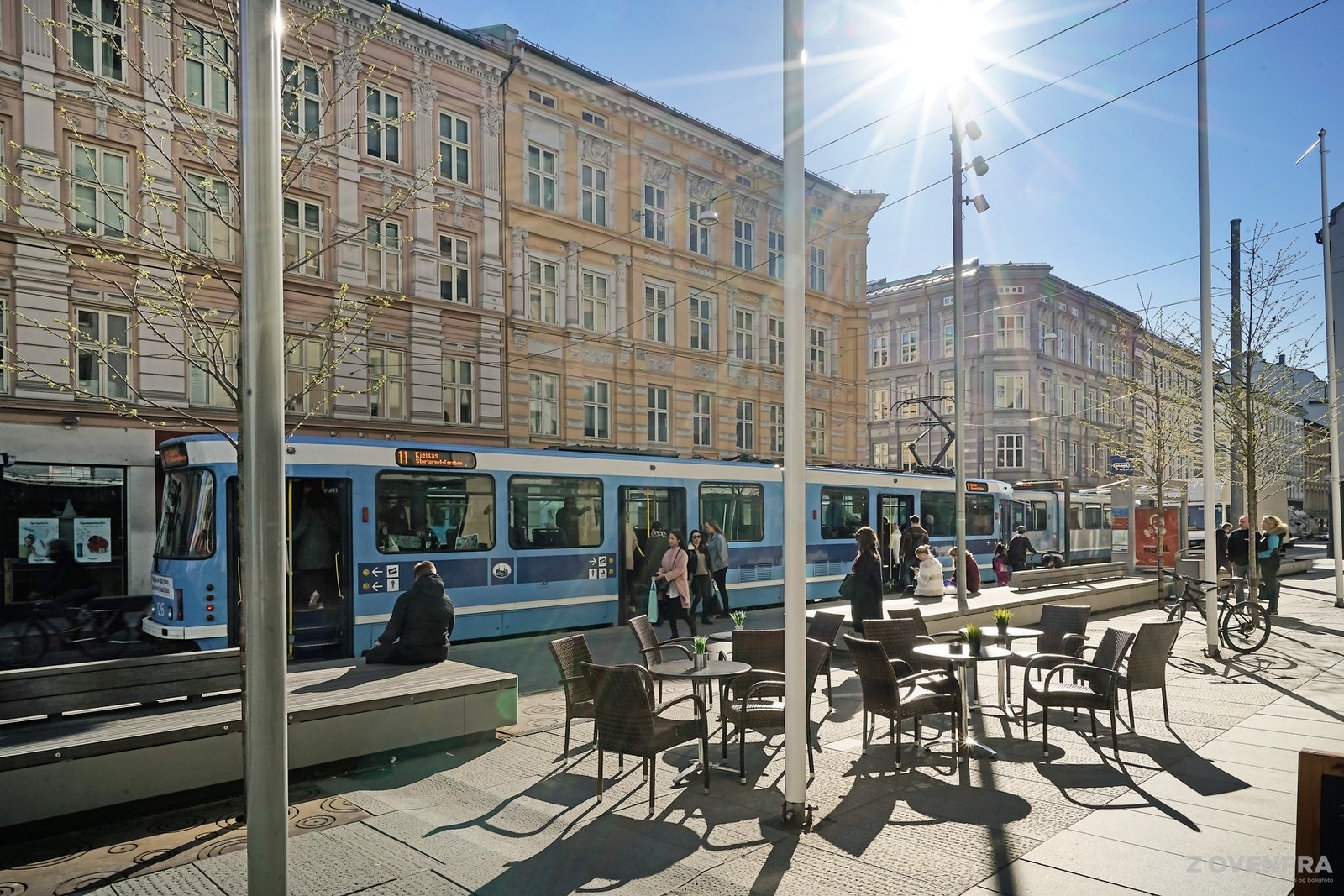 Veien er heller ikke lang til handlegaten Bogstadveien. Galleribilde