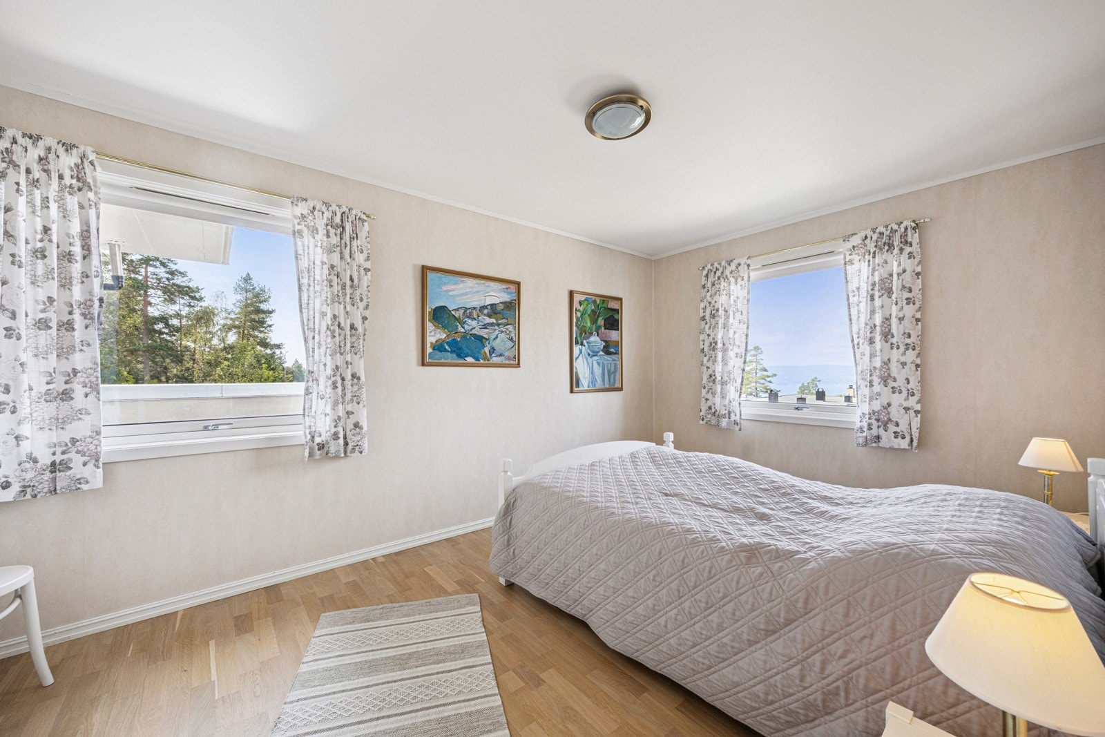 Hovedsoverommet har fantastisk utsikt. Galleribilde