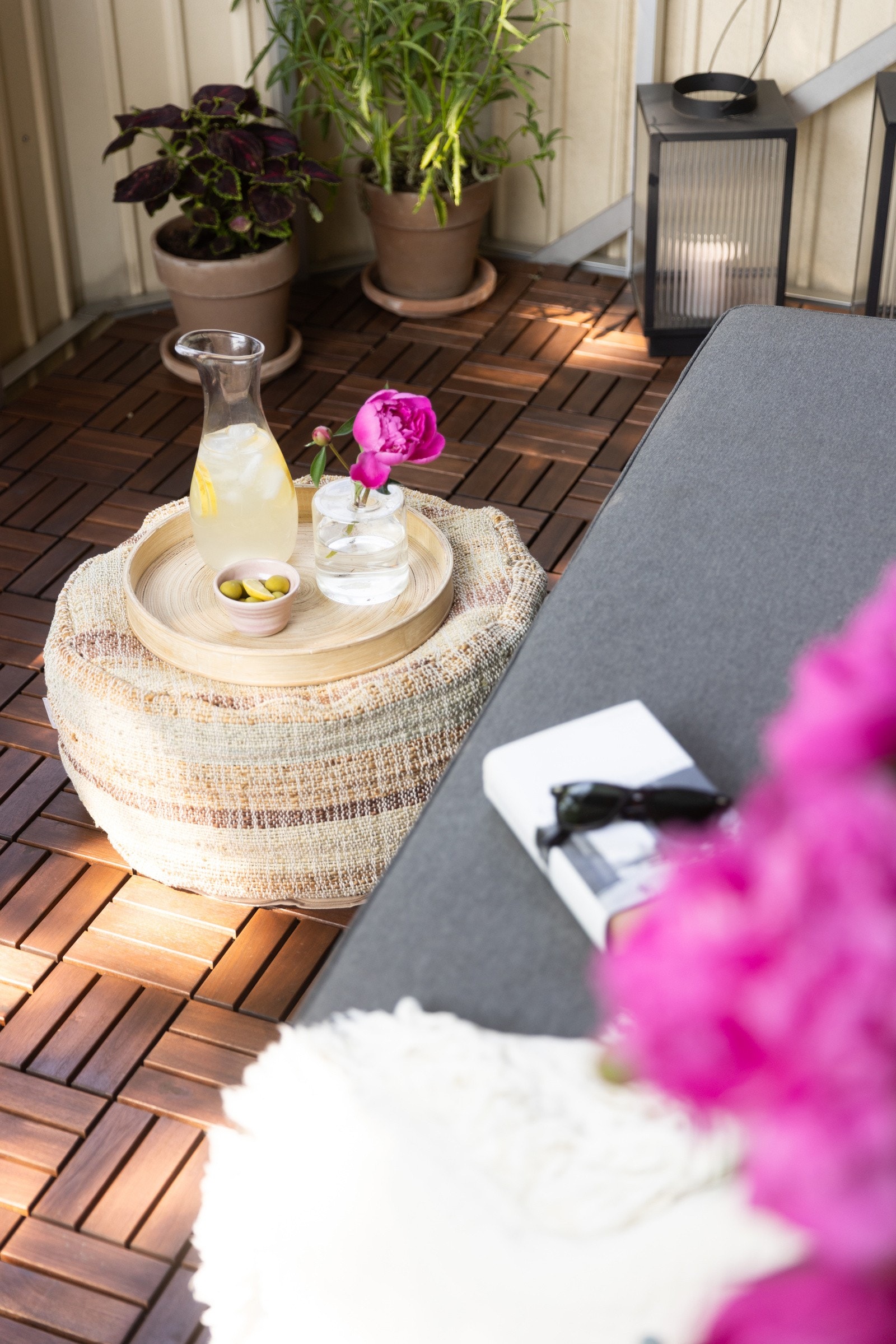 Nytt balkongdekke fra i år. Galleribilde