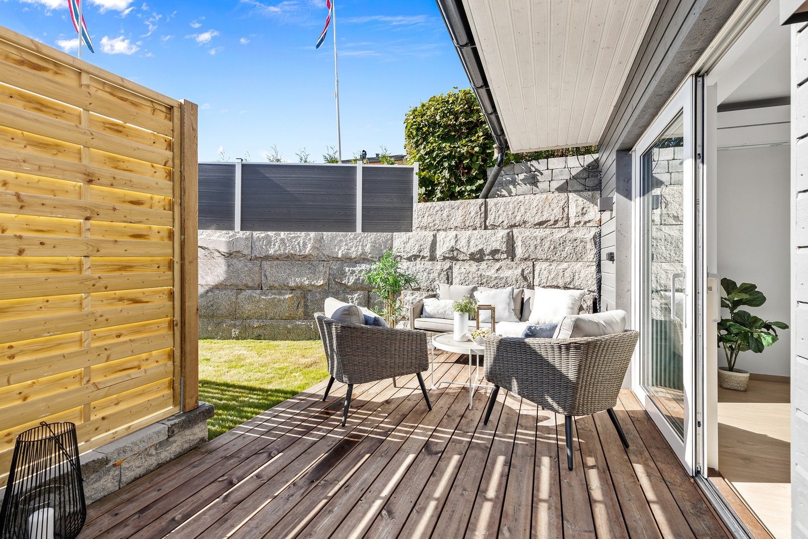 Påkostet selveierleilighet med hage og parkering Galleribilde