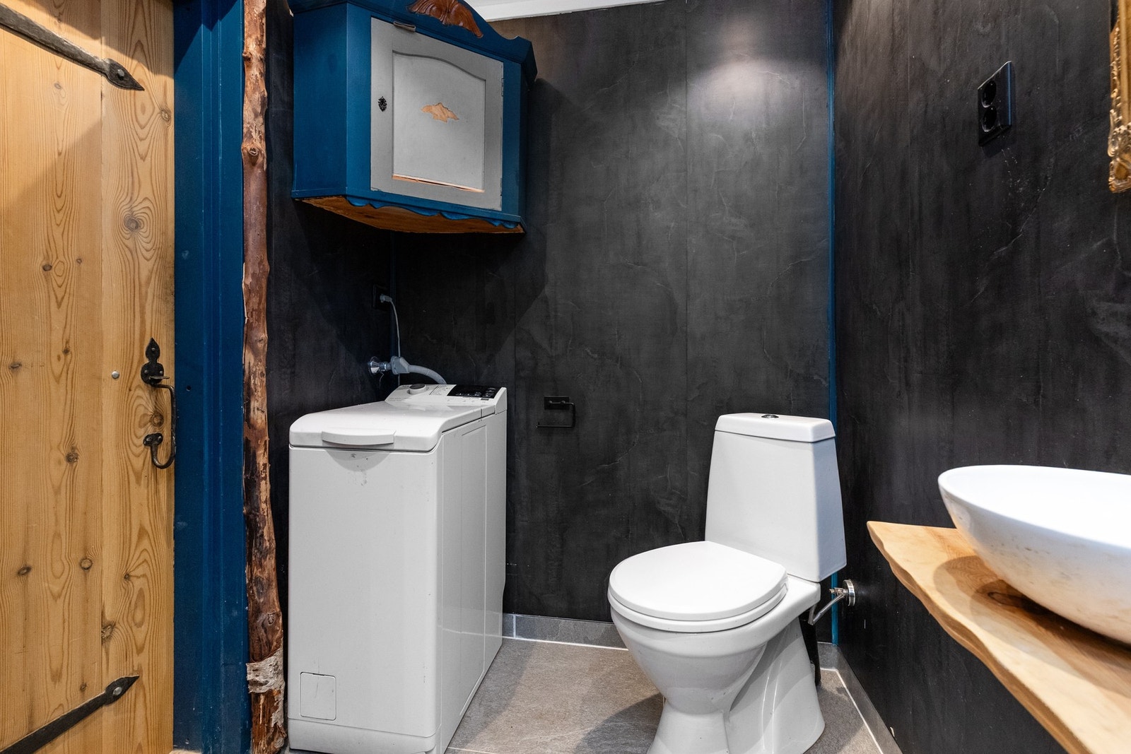 Det er opplegg til vaskemaskin Galleribilde