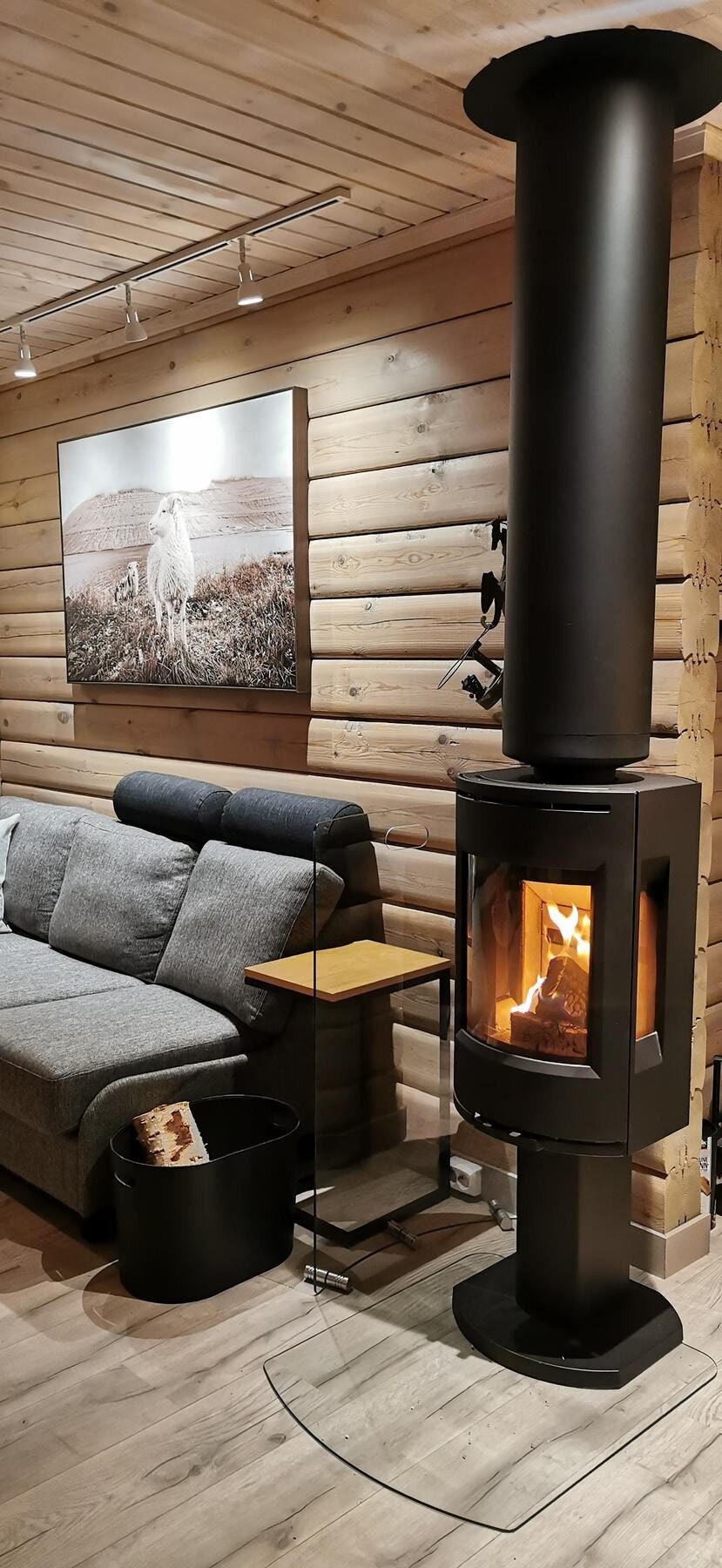 Oppgradert peis. Galleribilde