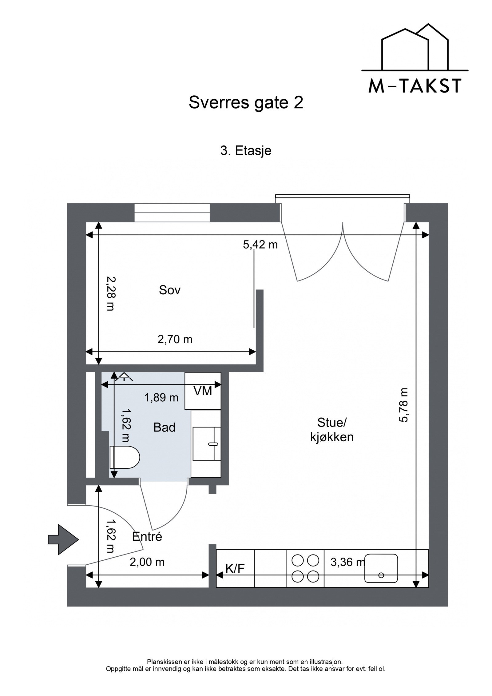 Sverres gate 2 - 3. Etasje Galleribilde