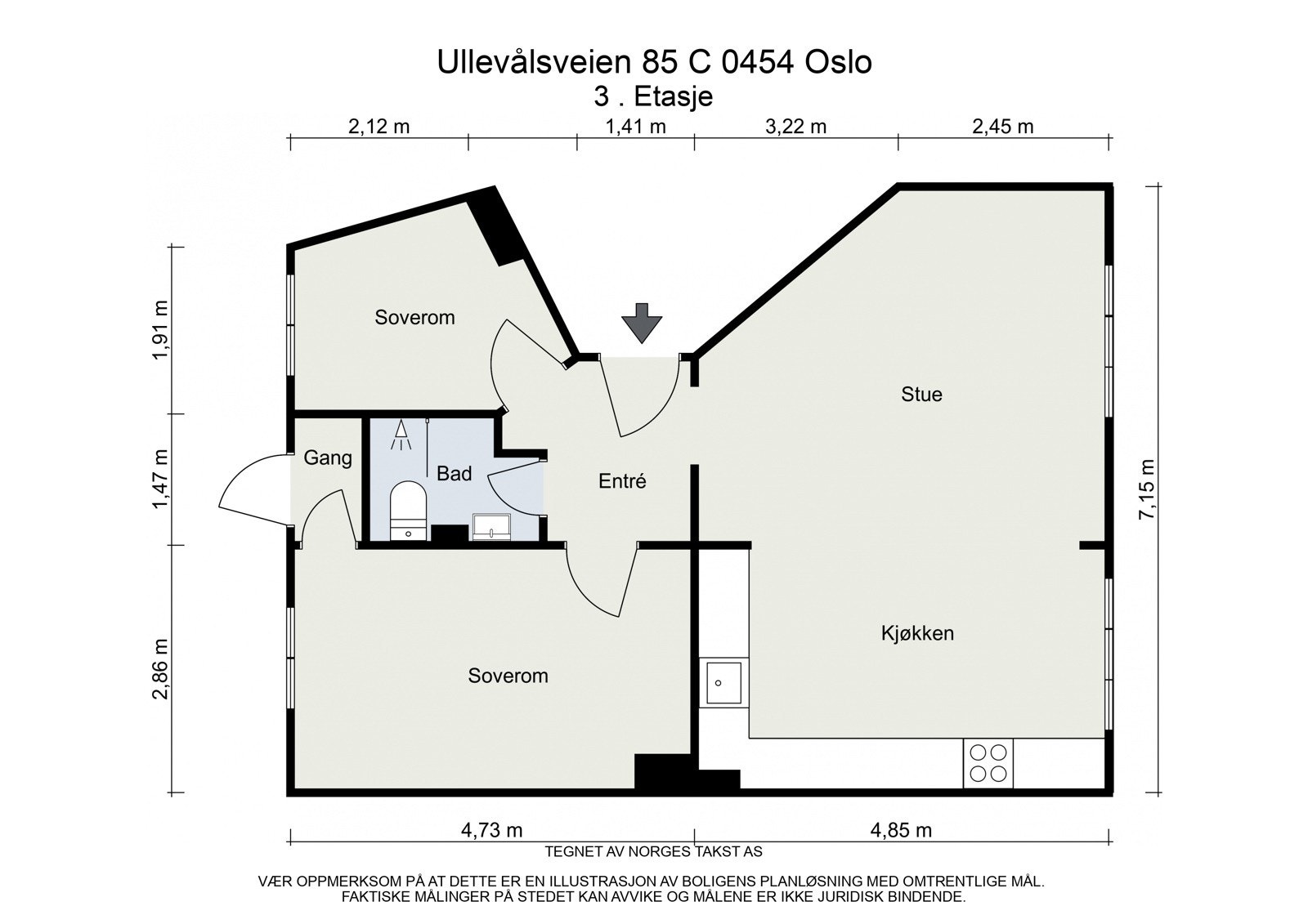 Plantegning Galleribilde