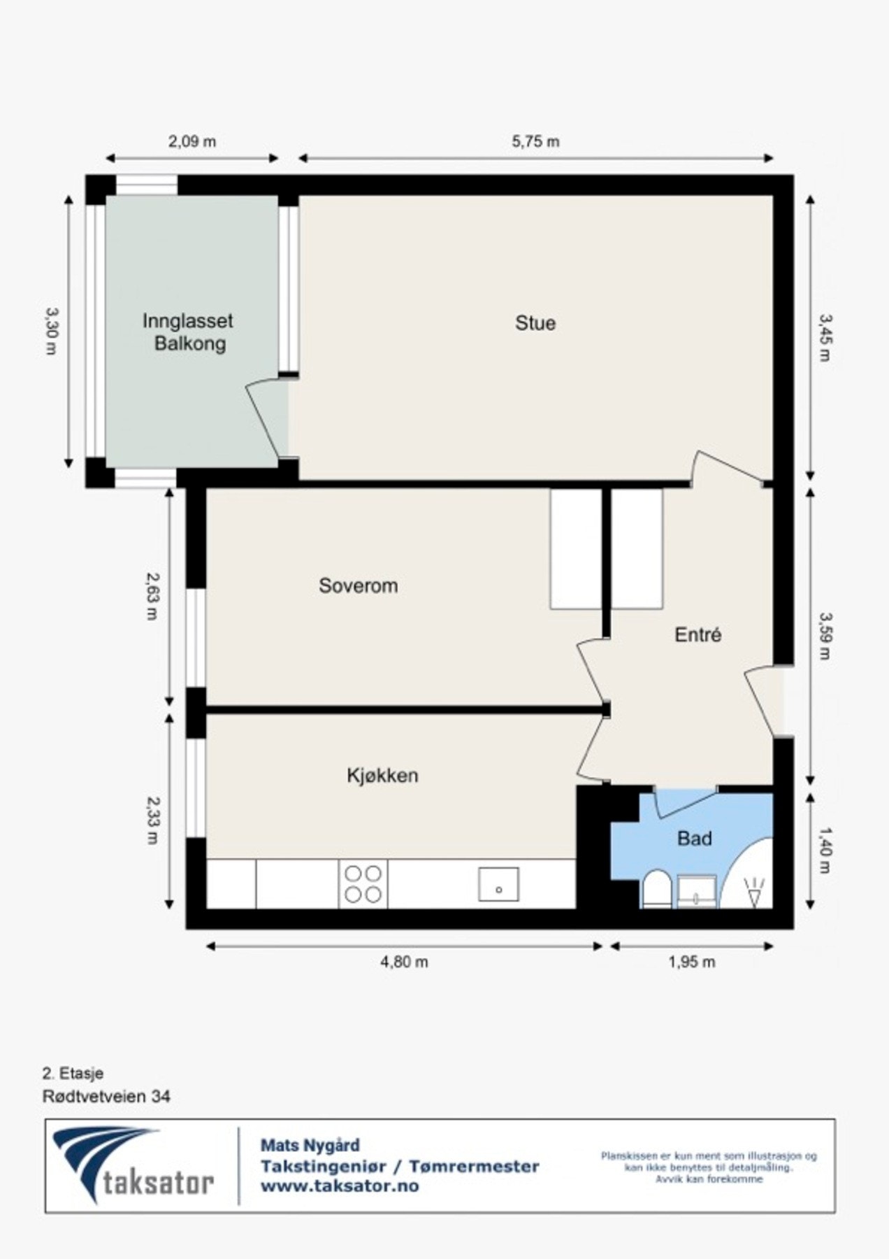 Planskisse 1. etasje Galleribilde