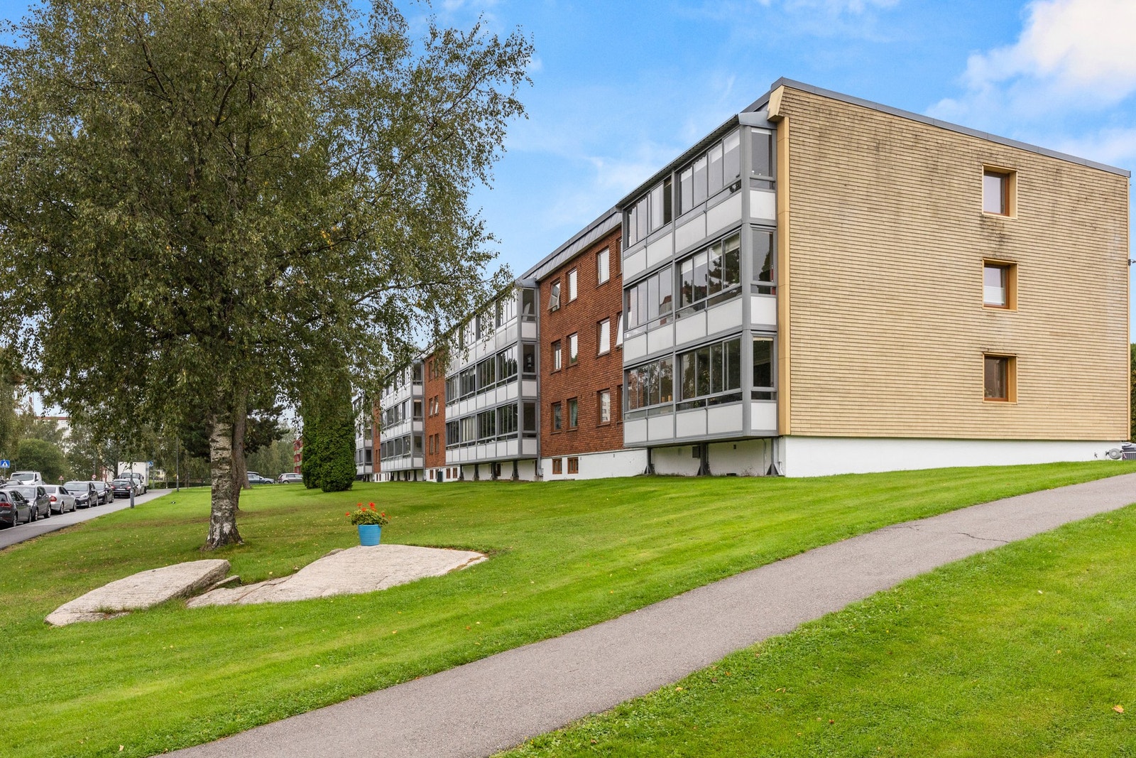 Blokkens fasade. Galleribilde