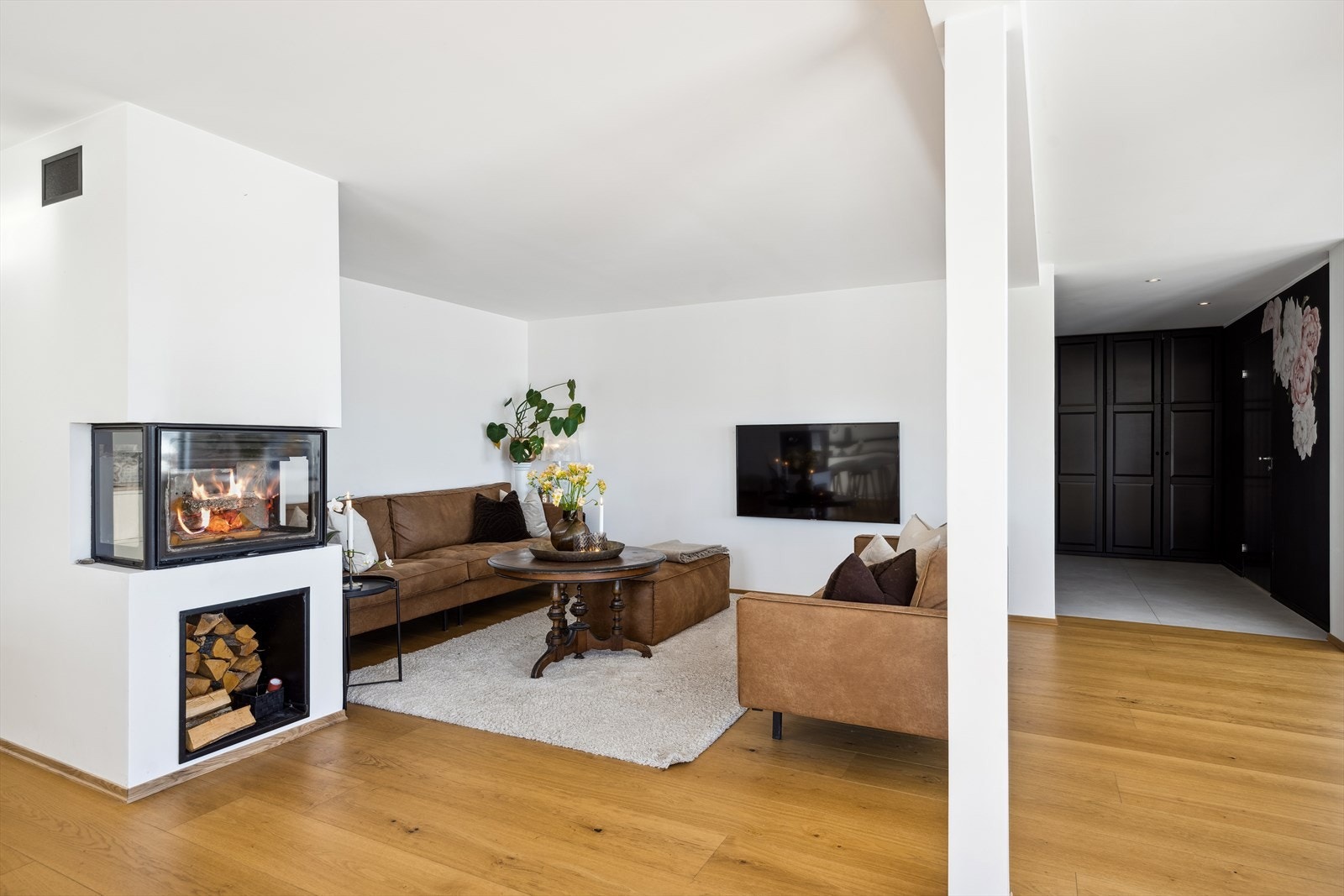 Koselig peis Galleribilde