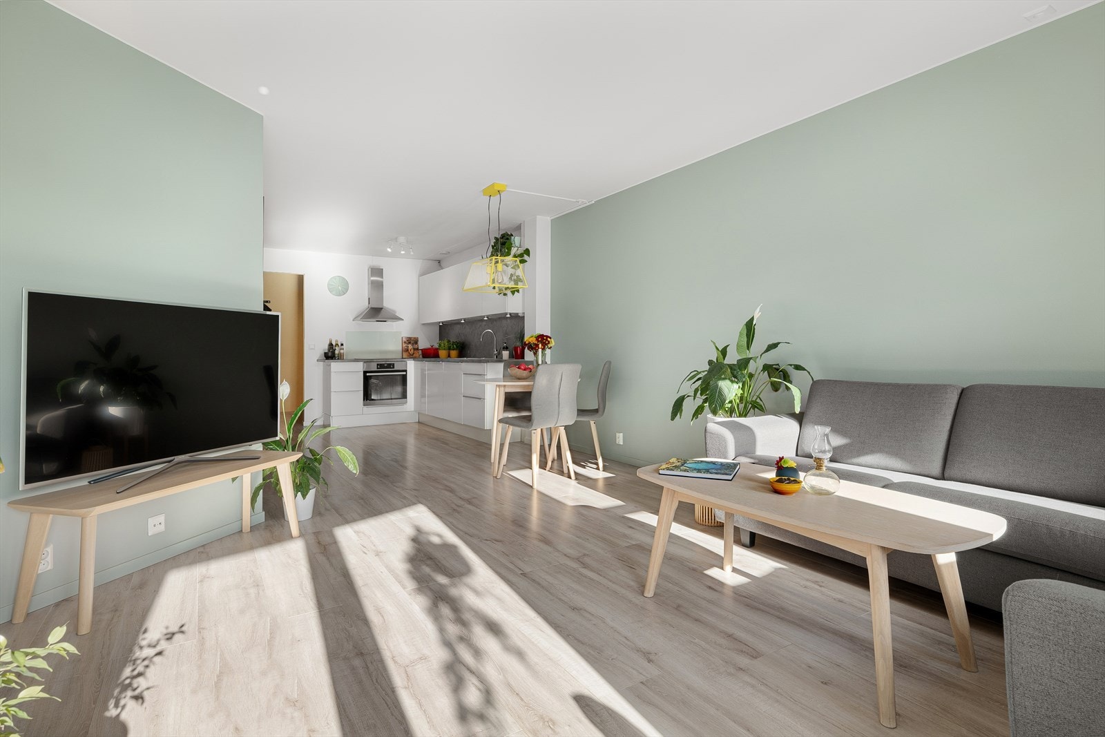 En gjennomtenkt planløsning som gir fleksible møbleringsmuligheter for dine behov. Galleribilde