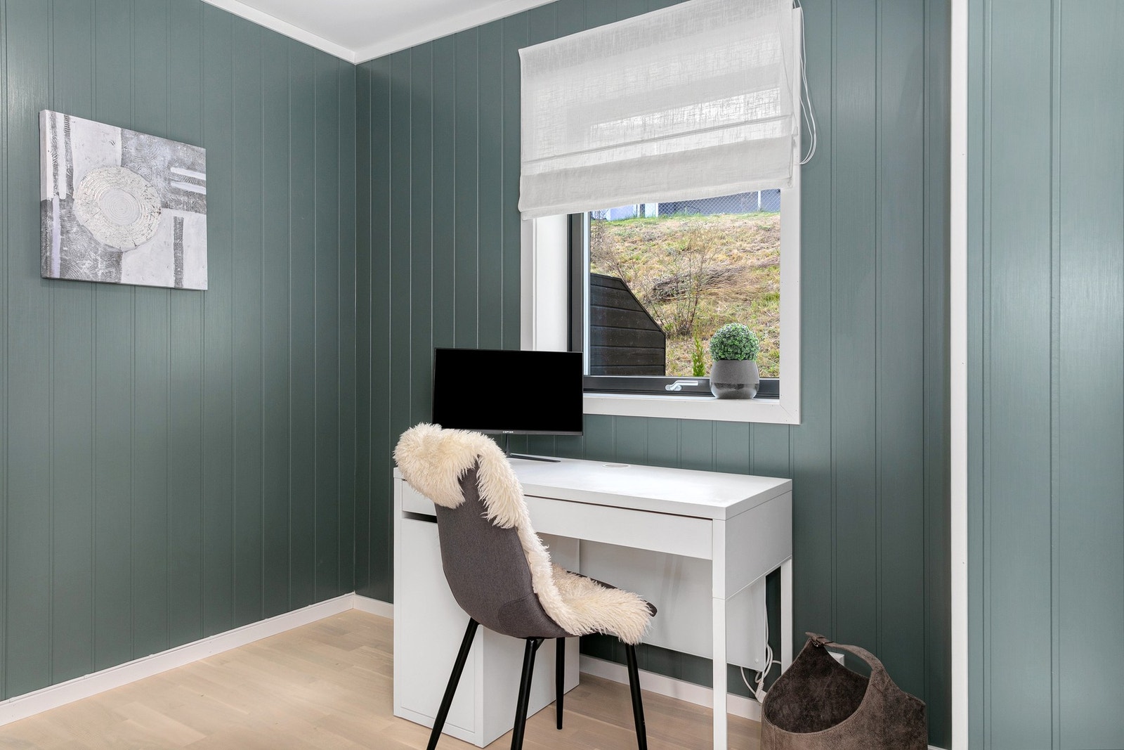 Fleksible rom - passer like godt som barnerom, kontor eller gjesterom. Galleribilde