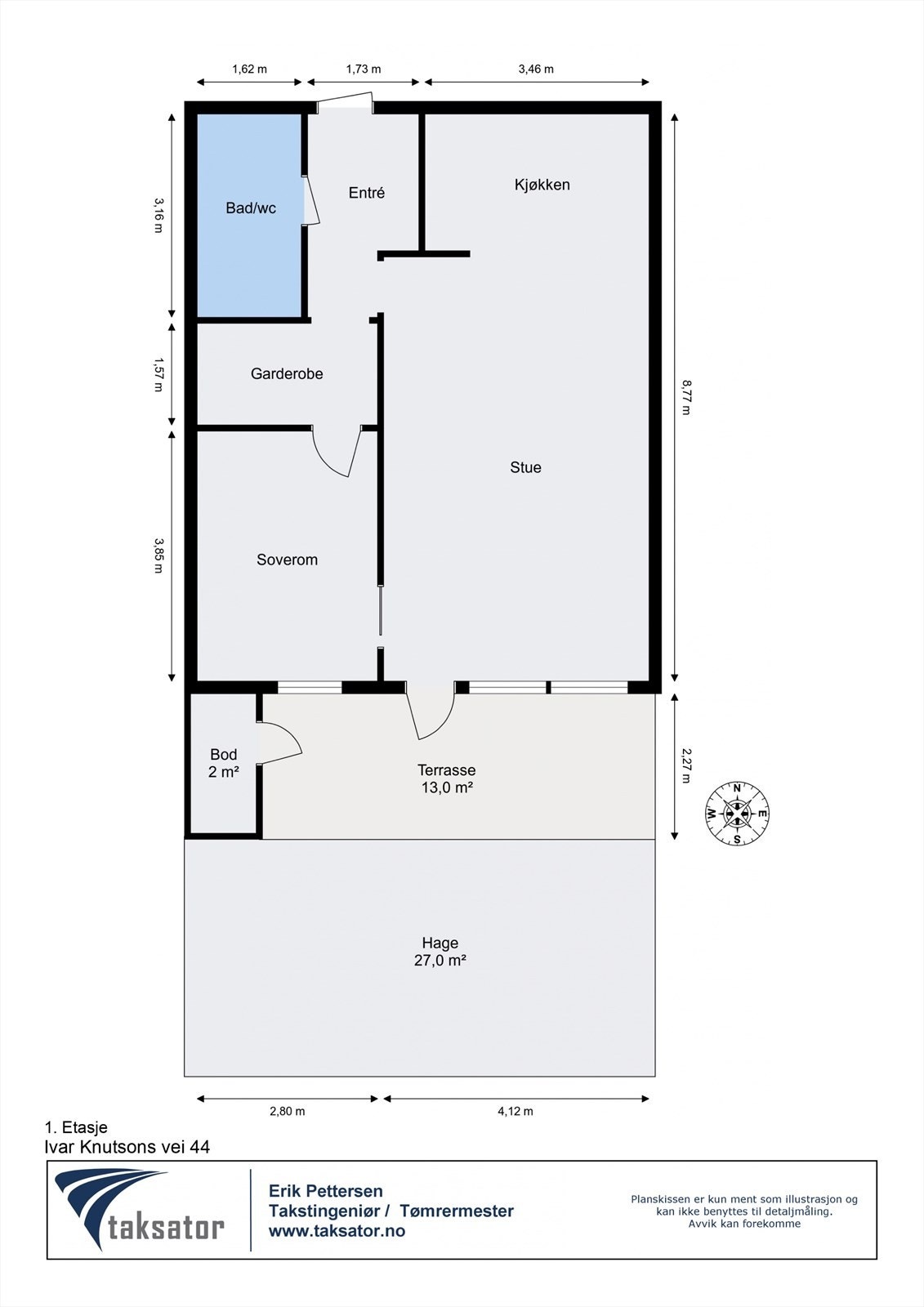Plantegning. Galleribilde