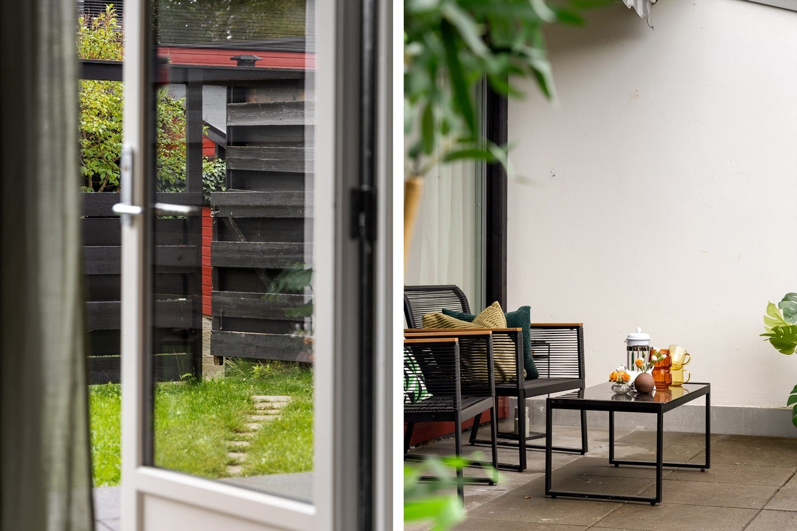 God plass til utemøbler og grill. Galleribilde