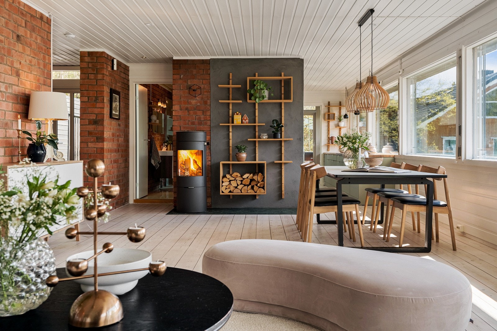 Peisovnen gir en lun og god varme på kalde høst- og vinterdager. Galleribilde