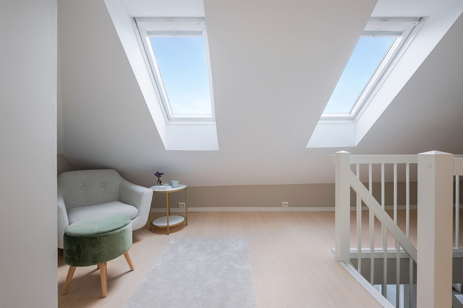 Takvinduene gir flott lys. Galleribilde