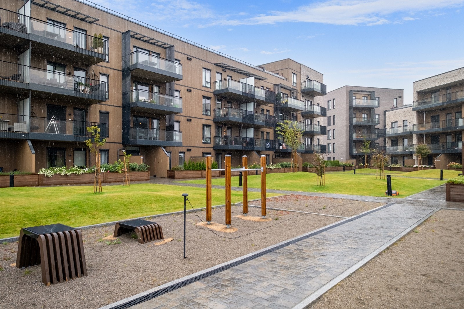 Fine fellesområder i sameiet. Galleribilde