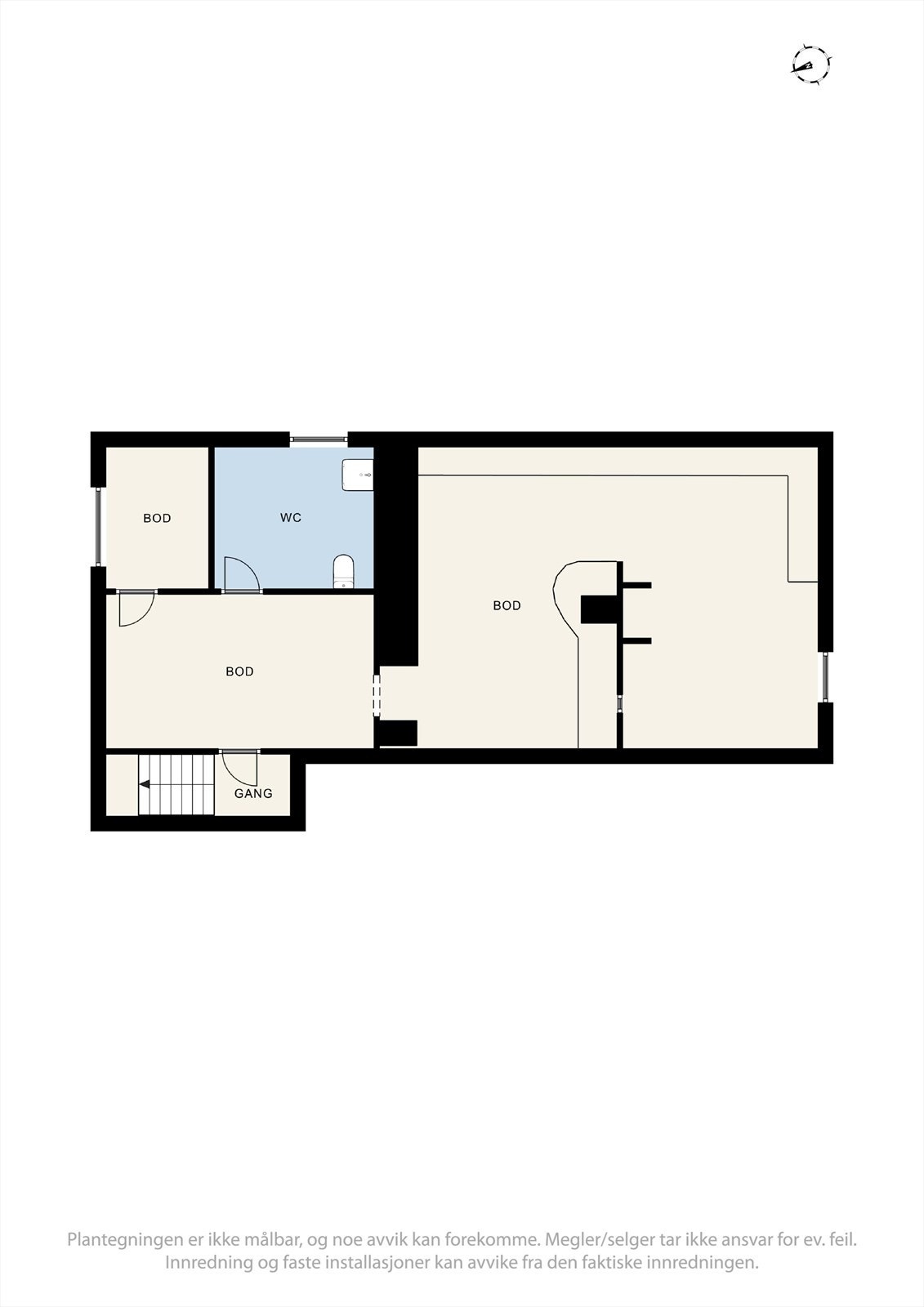 Kjeller med egen inngang Galleribilde