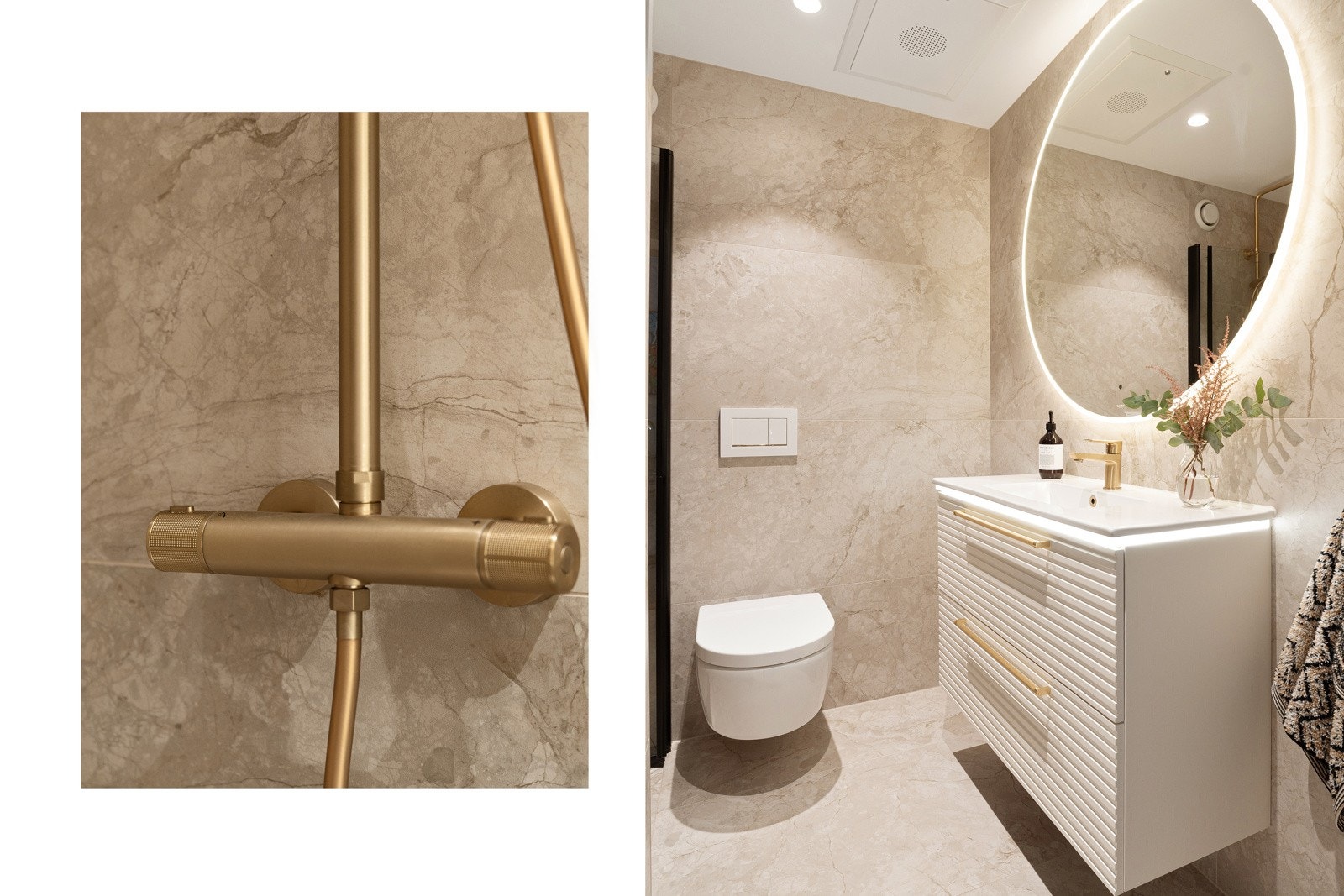 Påkostede materialvalg gir en luksuriøs følelse. Galleribilde