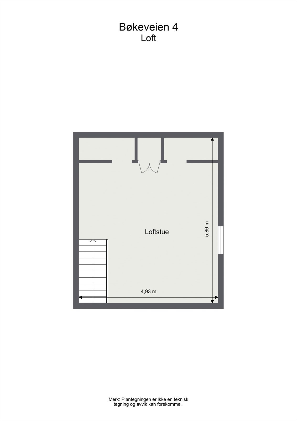 Loftsetasje. Galleribilde