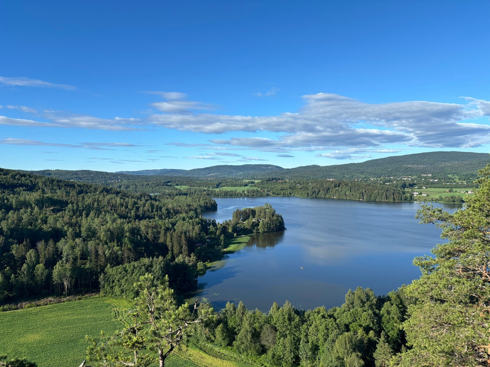 Selgers bilde fra toppen av Ravnås Galleribilde