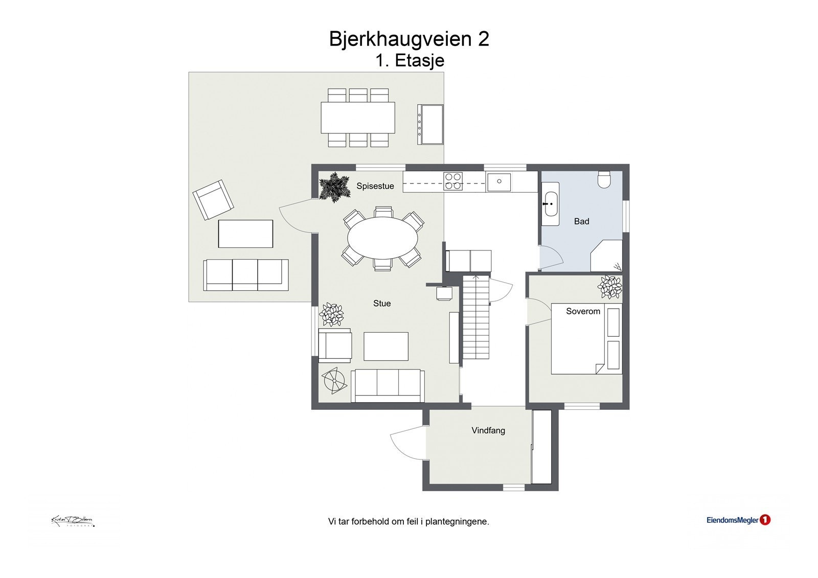 Bjerkhaugveien 2 - 2D - 1. Etasje - Letterhead Galleribilde