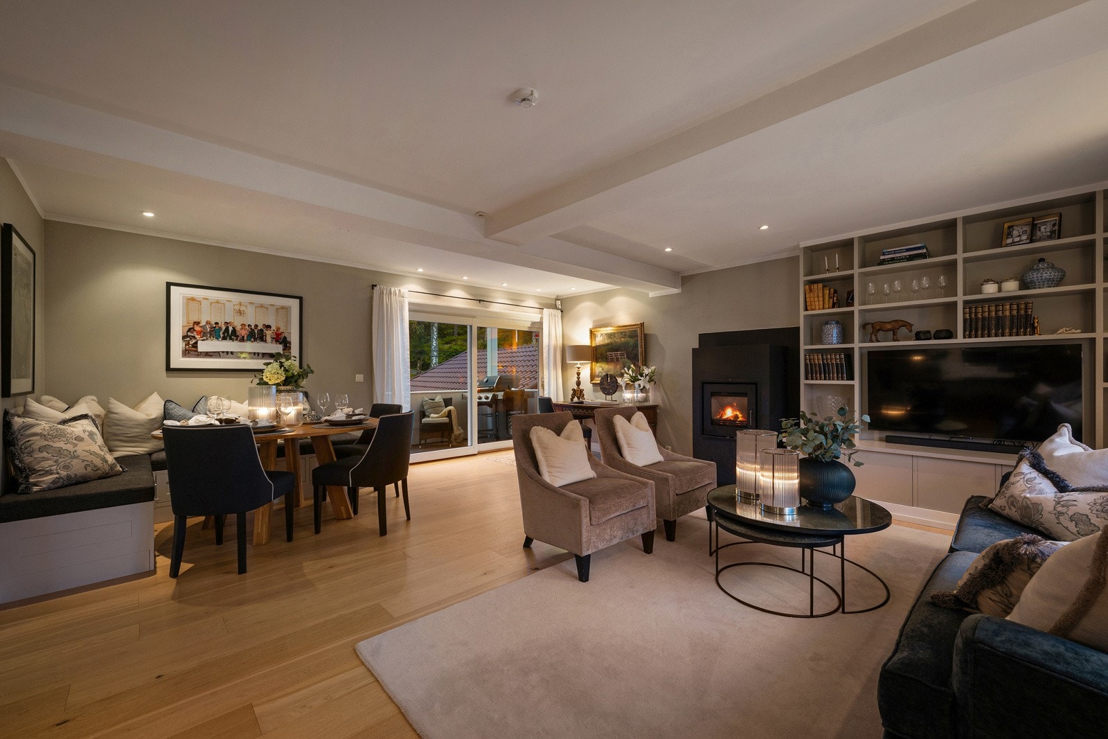 Delikat stue med god atmosfære Galleribilde