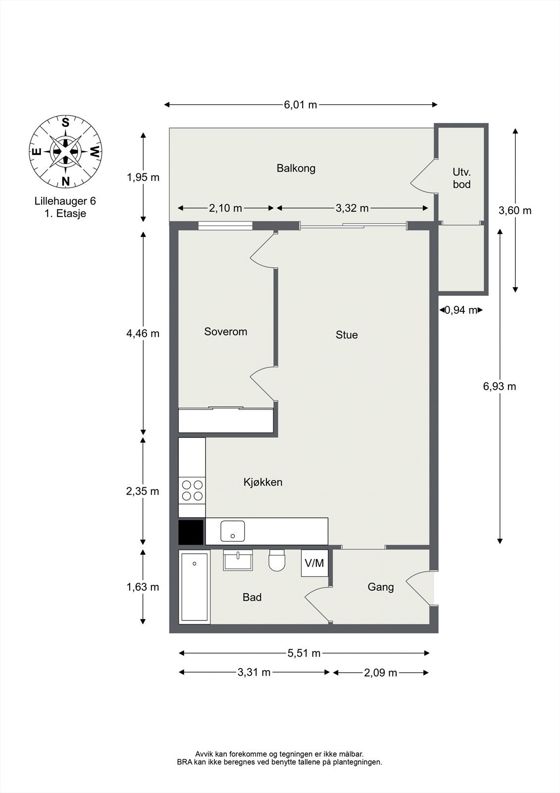 Lillehauger 6 - 1.Etasje. Galleribilde