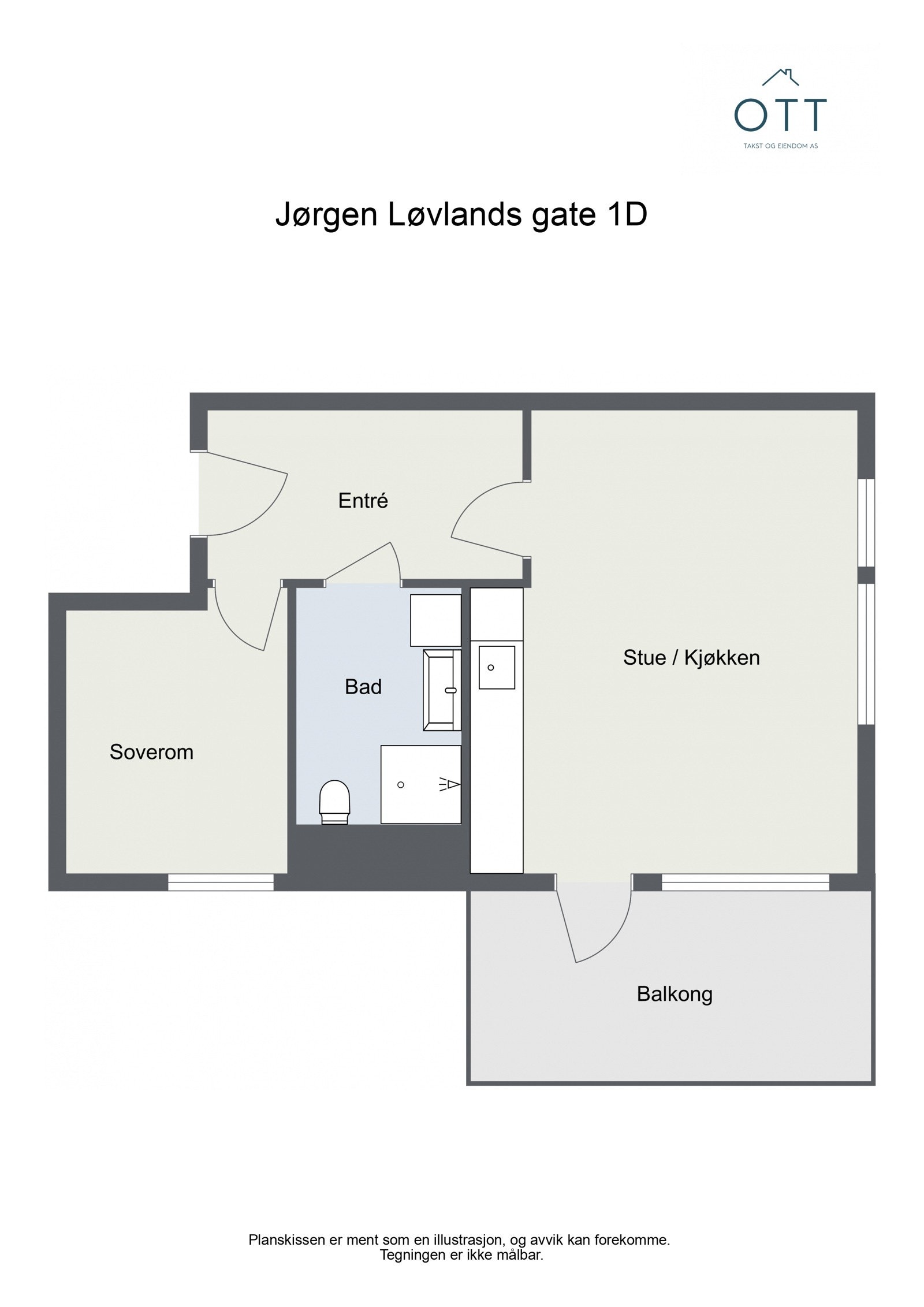 Plantegning. Galleribilde